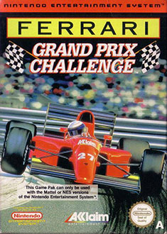 Carátula del juego Ferrari Grand Prix Challenge (NES)