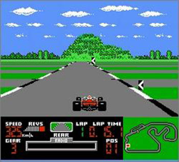 Pantallazo del juego online Ferrari Grand Prix Challenge (NES)