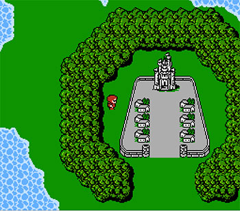 Pantallazo del juego online Final Fantasy (NES)