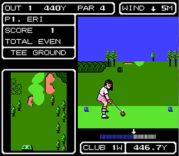 Pantallazo del juego online Fighting Golf (NES)