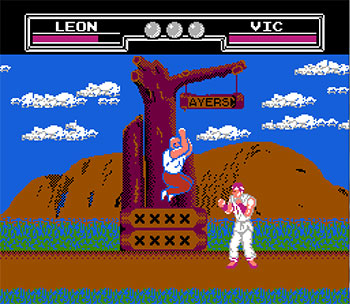 Pantallazo del juego online Fighting Hero (NES)