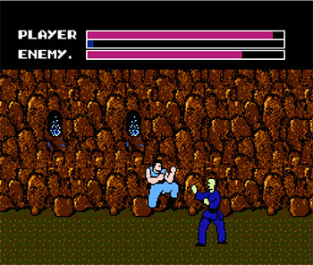 Pantallazo del juego online Fighting Road (NES)
