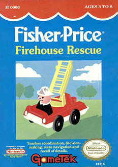 Carátula del juego Fisher-Price Firehouse Rescue (NES)