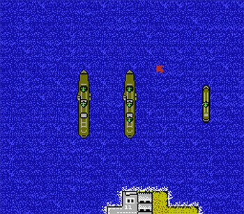 Pantallazo del juego online Fleet Commander (NES)