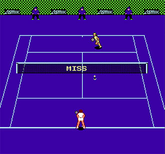Pantallazo del juego online Four Players Tennis (NES)