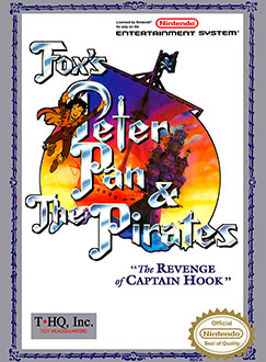 Carátula del juego Fox's Peter Pan and the Pirates The Revenge of Captain Hook (NES)