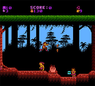 Pantallazo del juego online Fox's Peter Pan and the Pirates The Revenge of Captain Hook (NES)