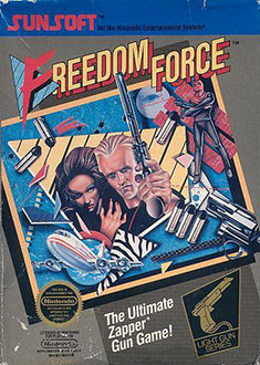 Carátula del juego Freedom Force (NES)