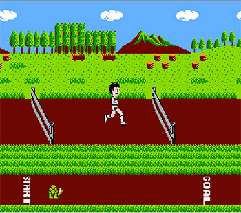 Pantallazo del juego online Family Trainer Athletic World (NES)