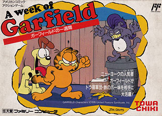 Carátula del juego Garfield no Isshukan A Week of Garfield (NES)