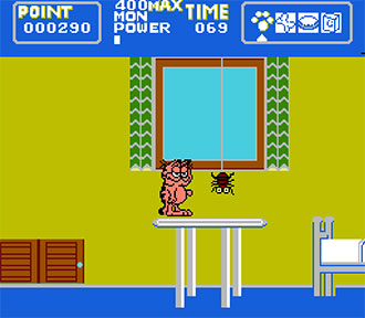 Pantallazo del juego online Garfield no Isshukan A Week of Garfield (NES)