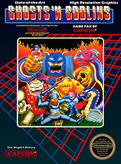 Carátula del juego Ghosts 'n Goblins (NES)