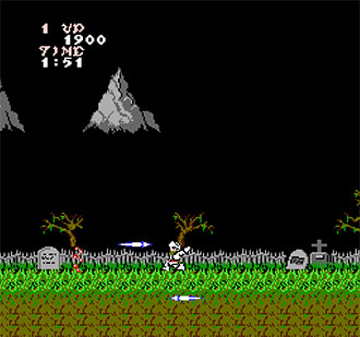Pantallazo del juego online Ghosts 'n Goblins (NES)
