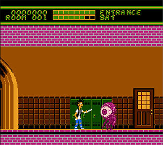 Pantallazo del juego online Ghoul School (NES)