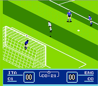 Pantallazo del juego online Goal! Two (NES)
