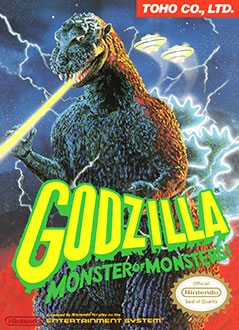 Carátula del juego Godzilla Monster of Monsters! (NES)