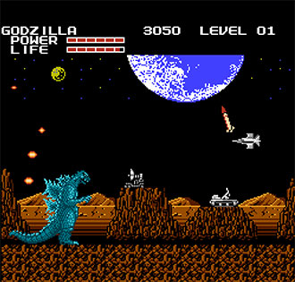 Pantallazo del juego online Godzilla Monster of Monsters! (NES)