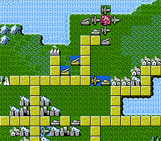 Pantallazo del juego online Godzilla 2 War of the Monsters (NES)