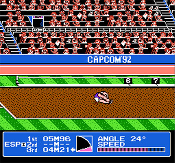 Pantallazo del juego online Capcom's Gold Medal Challenge '92 (NES)