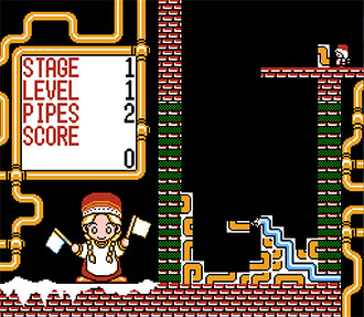 Pantallazo del juego online Gorby no Pipeline Daisakusen (NES)