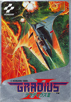 Carátula del juego Gradius II (NES)