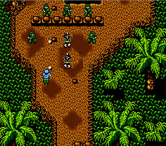 Pantallazo del juego online Guerilla War (NES)