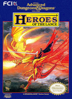Juego online Advanced Dungeons & Dragons: Heroes of the Lance (NES)