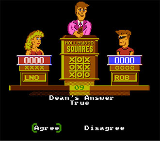 Pantallazo del juego online Hollywood Squares (NES)