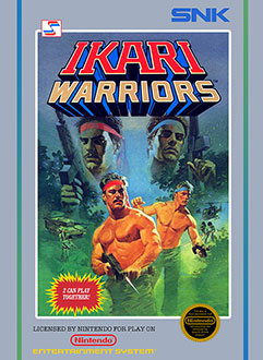 Carátula del juego Ikari Warriors (NES)