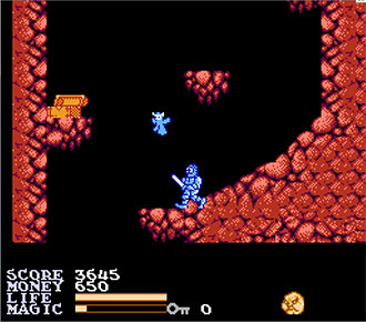 Pantallazo del juego online IronSword Wizards & Warriors II (NES)