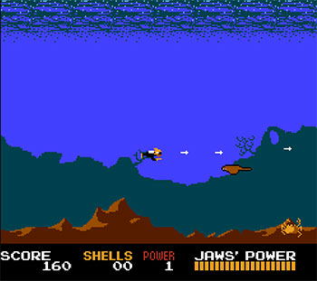Pantallazo del juego online Jaws (NES)