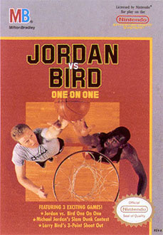 Carátula del juego Jordan vs Bird One on One (NES)