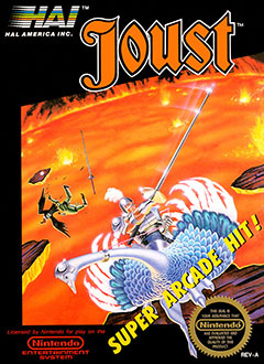 Carátula del juego Joust (NES)