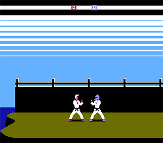 Pantallazo del juego online Karateka (NES)