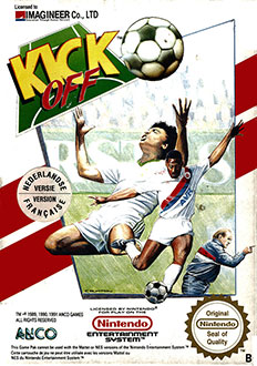 Carátula del juego Kick Off (NES)