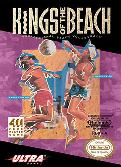 Carátula del juego Kings of the Beach (NES)