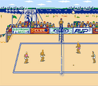 Pantallazo del juego online Kings of the Beach (NES)