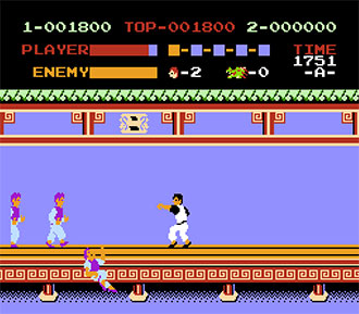 Pantallazo del juego online Kung Fu (NES)