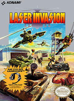 Carátula del juego Laser Invasion (NES)