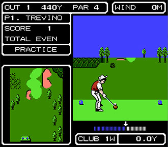 Pantallazo del juego online Lee Trevino's Fighting Golf (NES)
