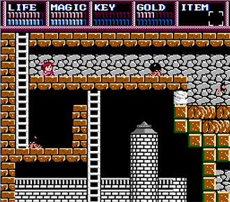 Pantallazo del juego online Legacy of the Wizard (NES)