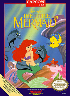 Carátula del juego Disney's The Little Mermaid (NES)