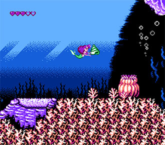 Pantallazo del juego online Disney's The Little Mermaid (NES)