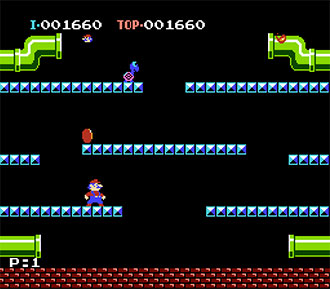 Pantallazo del juego online Mario Bros. (NES)