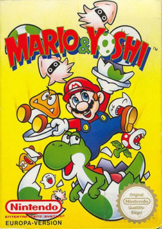 Carátula del juego Mario & Yoshi (NES)