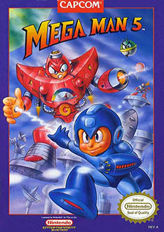 Carátula del juego Mega Man 5 (NES)