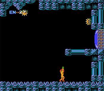 Pantallazo del juego online Metroid (NES)