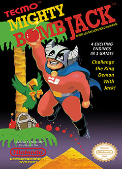 Juego online Mighty Bomb Jack (NES)