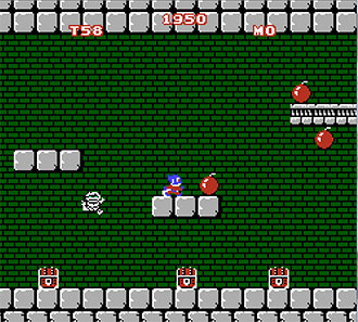 Pantallazo del juego online Mighty Bomb Jack (NES)