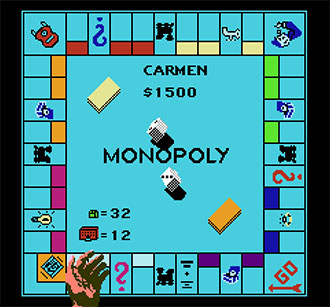 Pantallazo del juego online Monopoly (NES)